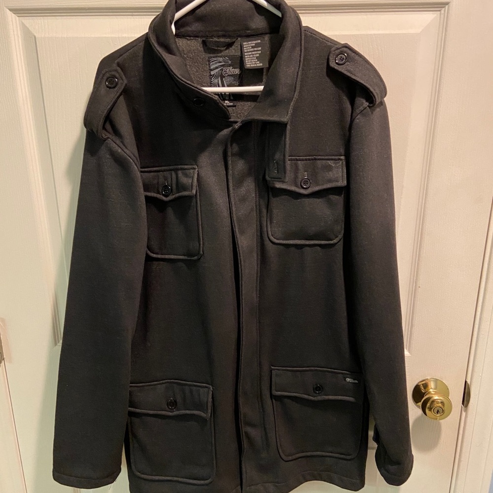 Dark gray coat